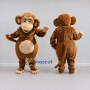 Custom Brown and Tan Monkey Mascot Costume Adult Full Body Suit for Wildlife Events