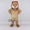 Custom Tan and Brown Lion Mascot Costume Adult Full Body Suit for Wildlife Events