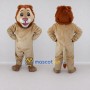 Custom Tan and Brown Lion Mascot Costume Adult Full Body Suit for Wildlife Events