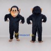 Custom Black and Tan Chimpanzee Mascot Costume Adult Full Body Suit for Wildlife Events Custom Black and Tan Chimpanzee Mascot Costume Adult Full Body Suit for Wildlife Events