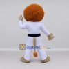 Custom Tan White and Black Lion Martial Artist Mascot Costume Adult Full Body Suit for Martial Arts Events Custom Tan White and Black Lion Martial Artist Mascot Costume Adult Full Body Suit for Martial Arts Events