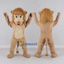 Custom Tan Lion Mascot Costume Adult Full Body Suit for Wildlife Events