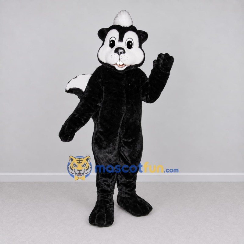 Custom Black and White Skunk Mascot Costume Adult Full Body Suit for Wildlife Events Custom Black and White Skunk Mascot Costume Adult Full Body Suit for Wildlife Events