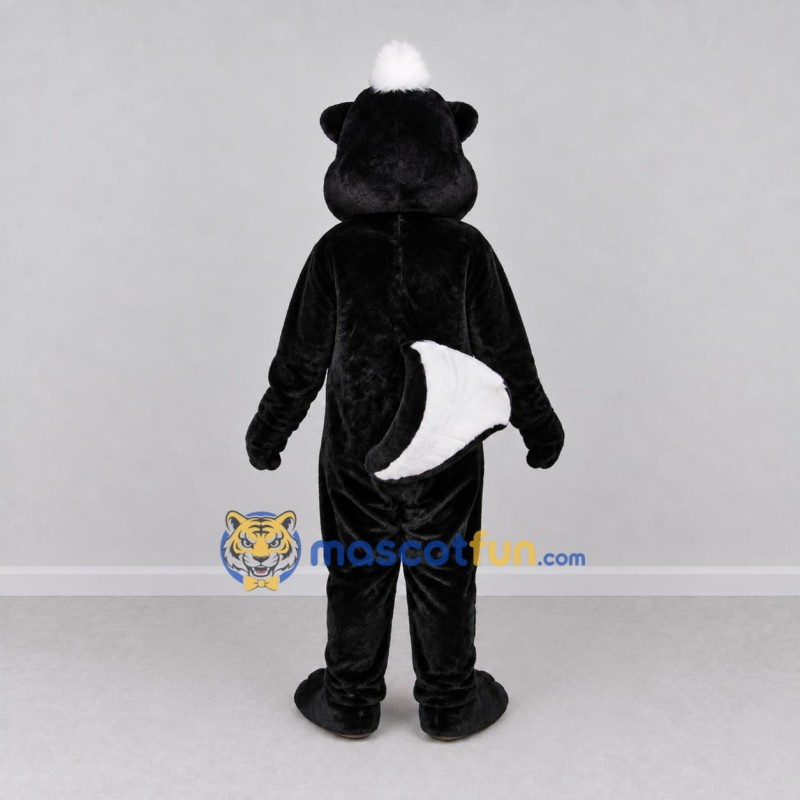 Custom Black and White Skunk Mascot Costume Adult Full Body Suit for Wildlife Events Custom Black and White Skunk Mascot Costume Adult Full Body Suit for Wildlife Events