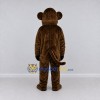 Custom Brown and Cream Monkey Mascot Costume Adult Full Body Suit for School Events Custom Brown and Cream Monkey Mascot Costume Adult Full Body Suit for School Events