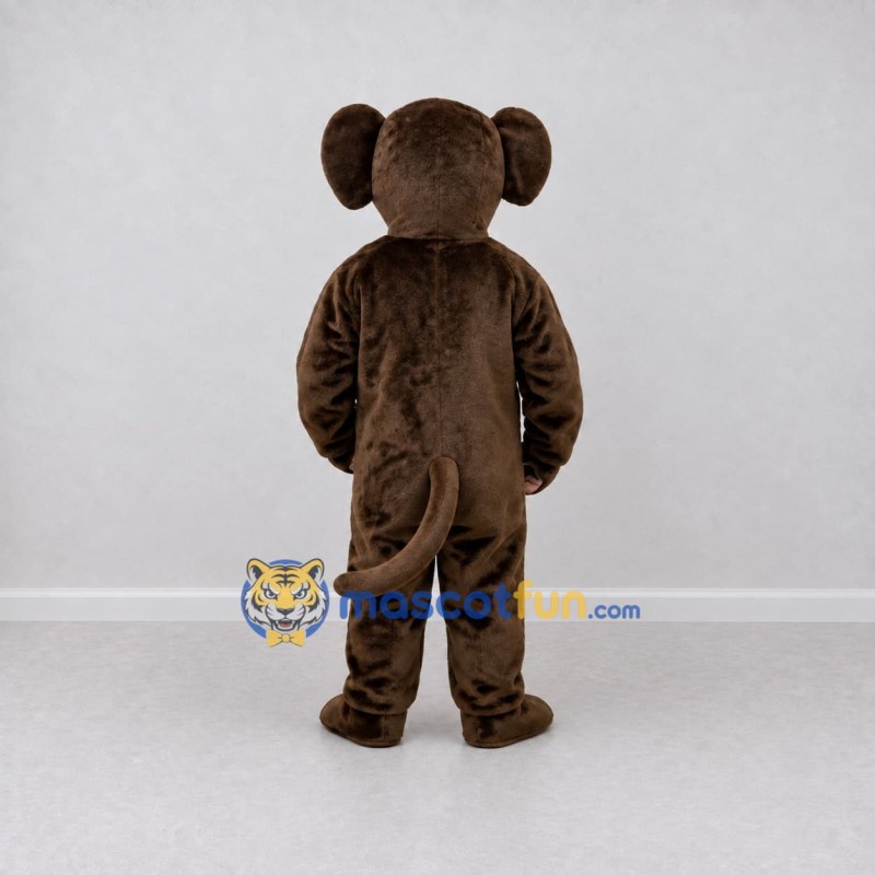 Custom Brown and Tan Monkey Mascot Costume Adult Full Body Suit for Wildlife Events Custom Brown and Tan Monkey Mascot Costume Adult Full Body Suit for Wildlife Events
