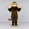 Custom Dark Brown and Tan Monkey Mascot Costume Adult Full Body Suit for Wildlife Events