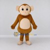 Custom Tan and Cream Monkey Mascot Costume Adult Full Body Suit for School Events Custom Tan and Cream Monkey Mascot Costume Adult Full Body Suit for School Events