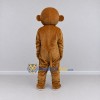 Custom Tan and Cream Monkey Mascot Costume Adult Full Body Suit for School Events Custom Tan and Cream Monkey Mascot Costume Adult Full Body Suit for School Events