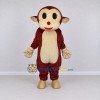 Custom Brown and Cream Monkey Mascot Costume Adult Full Body Suit for School Events Custom Brown and Cream Monkey Mascot Costume Adult Full Body Suit for School Events
