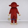 Custom Brown and Cream Monkey Mascot Costume Adult Full Body Suit for School Events Custom Brown and Cream Monkey Mascot Costume Adult Full Body Suit for School Events