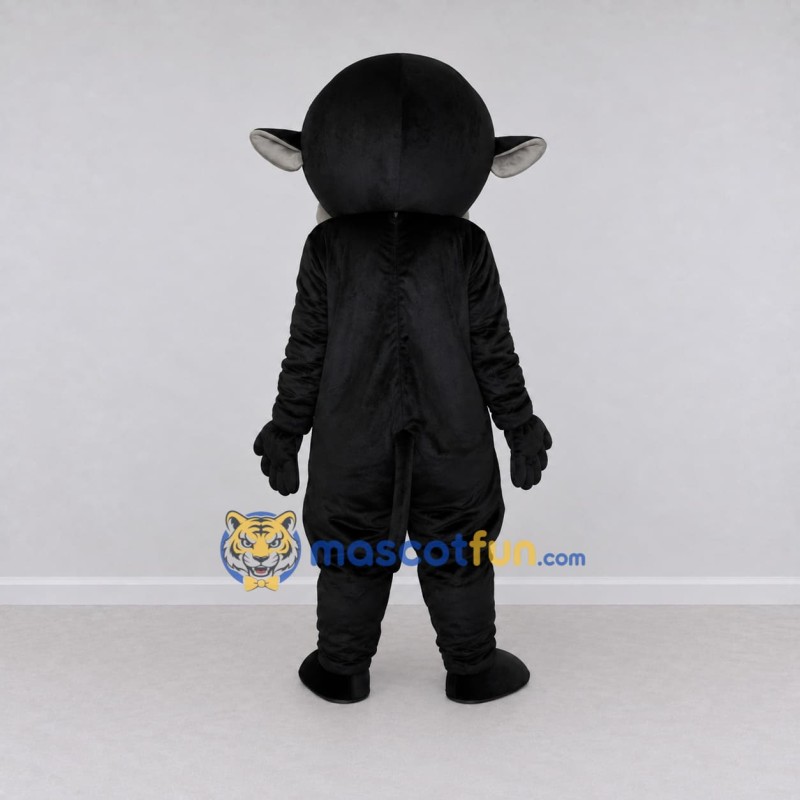 Custom Black and Gray Zombie Monkey Mascot Costume Adult Full Body Suit for Halloween Events Custom Black and Gray Zombie Monkey Mascot Costume Adult Full Body Suit for Halloween Events