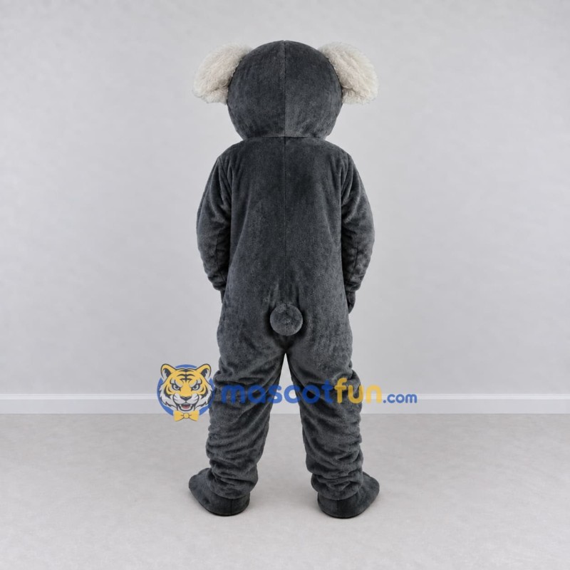 Custom Gray and White Koala Mascot Costume Adult Full Body Suit for Wildlife Events