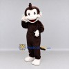 Custom Brown and Cream Monkey Mascot Costume Adult Full Body Suit for School Events Custom Brown and Cream Monkey Mascot Costume Adult Full Body Suit for School Events