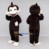 Custom Brown and Cream Monkey Mascot Costume Adult Full Body Suit for School Events Custom Brown and Cream Monkey Mascot Costume Adult Full Body Suit for School Events