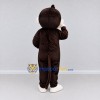 Custom Brown and Cream Monkey Mascot Costume Adult Full Body Suit for School Events Custom Brown and Cream Monkey Mascot Costume Adult Full Body Suit for School Events