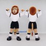 Custom Tan White and Black Baboon in Sportswear Mascot Costume Adult Full Body Suit for Sports Events