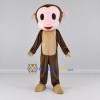 Custom Brown and Tan Monkey Mascot Costume Adult Full Body Suit for School Events Custom Brown and Tan Monkey Mascot Costume Adult Full Body Suit for School Events