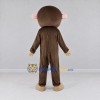 Custom Brown and Tan Monkey Mascot Costume Adult Full Body Suit for School Events Custom Brown and Tan Monkey Mascot Costume Adult Full Body Suit for School Events