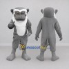 Custom Gray and White Ape Mascot Costume Adult Full Body Suit for Wildlife Events Custom Gray and White Ape Mascot Costume Adult Full Body Suit for Wildlife Events