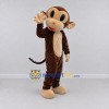 Custom Brown and Tan Monkey Mascot Costume Adult Full Body Suit for School Events Custom Brown and Tan Monkey Mascot Costume Adult Full Body Suit for School Events
