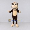Custom Brown and Tan Monkey Mascot Costume Adult Full Body Suit for School Events Custom Brown and Tan Monkey Mascot Costume Adult Full Body Suit for School Events