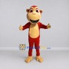 Custom Red and Tan Monkey Mascot Costume Adult Full Body Suit for School Events Custom Red and Tan Monkey Mascot Costume Adult Full Body Suit for School Events