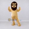 Custom Tan and Dark Brown Lion Mascot Costume Adult Full Body Suit for Wildlife Events Custom Tan and Dark Brown Lion Mascot Costume Adult Full Body Suit for Wildlife Events