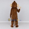 Custom Brown and Cream Monkey Mascot Costume Adult Full Body Suit for School Events Custom Brown and Cream Monkey Mascot Costume Adult Full Body Suit for School Events