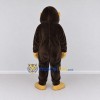 Custom Brown and Tan Ape Mascot Costume Adult Full Body Suit for School Events Custom Brown and Tan Ape Mascot Costume Adult Full Body Suit for School Events