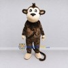Custom Brown and Tan Monkey Mascot Costume Adult Full Body Suit for School Events Custom Brown and Tan Monkey Mascot Costume Adult Full Body Suit for School Events
