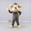 Custom Gray and Tan Monkey Mascot Costume Adult Full Body Suit for School Events Custom Gray and Tan Monkey Mascot Costume Adult Full Body Suit for School Events