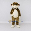 Custom Olive Brown and Cream Monkey Mascot Costume Adult Full Body Suit for School Events Custom Olive Brown and Cream Monkey Mascot Costume Adult Full Body Suit for School Events