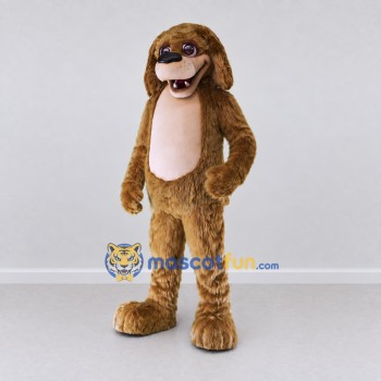 Custom Brown Shaggy Dog Mascot Costume Adult Full Body Suit for Community Events Custom Brown Shaggy Dog Mascot Costume Adult Full Body Suit for Community Events
