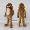 Custom Brown Shaggy Dog Mascot Costume Adult Full Body Suit for Community Events Custom Brown Shaggy Dog Mascot Costume Adult Full Body Suit for Community Events