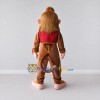 Custom Brown and Red Monkey in Vest Mascot Costume Adult Full Body Suit for School Events Custom Brown and Red Monkey in Vest Mascot Costume Adult Full Body Suit for School Events