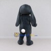Custom Dark Gray and White Lop Eared Rabbit Mascot Costume Adult Full Body Suit for Easter Events