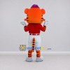 Custom Orange and Red Tiger in T Shirt Mascot Costume Adult Full Body Suit for School Events Custom Orange and Red Tiger in T Shirt Mascot Costume Adult Full Body Suit for School Events
