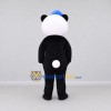 Custom Black and White Panda in Cap Mascot Costume Adult Full Body Suit for School Events Custom Black and White Panda in Cap Mascot Costume Adult Full Body Suit for School Events