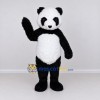 Custom Black and White Panda Mascot Costume Adult Full Body Suit for School Events Custom Black and White Panda Mascot Costume Adult Full Body Suit for School Events