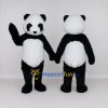 Custom Black and White Panda Mascot Costume Adult Full Body Suit for School Events Custom Black and White Panda Mascot Costume Adult Full Body Suit for School Events