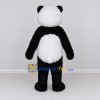 Custom Black and White Panda Mascot Costume Adult Full Body Suit for School Events Custom Black and White Panda Mascot Costume Adult Full Body Suit for School Events