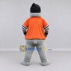 Custom Gray and Orange Animal Character in Sunglasses Mascot Costume Adult Full Body Suit for Sports Events Custom Gray and Orange Animal Character in Sunglasses Mascot Costume Adult Full Body Suit for Sports Events