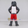 Custom Gray and Red Bulldog in Sportswear Mascot Costume Adult Full Body Suit for Sports Events Custom Gray and Red Bulldog in Sportswear Mascot Costume Adult Full Body Suit for Sports Events