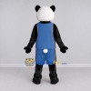 Custom Black White and Blue Panda in Basketball Uniform Mascot Costume Adult Full Body Suit for Sports Events Custom Black White and Blue Panda in Basketball Uniform Mascot Costume Adult Full Body Suit for Sports Events