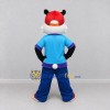 Custom Black White and Blue Panda in Sportswear Mascot Costume Adult Full Body Suit for Sports Events Custom Black White and Blue Panda in Sportswear Mascot Costume Adult Full Body Suit for Sports Events