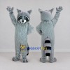 Custom Gray and Black Raccoon Mascot Costume Adult Full Body Suit for Wildlife Events Custom Gray and Black Raccoon Mascot Costume Adult Full Body Suit for Wildlife Events