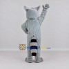 Custom Gray and Black Raccoon Mascot Costume Adult Full Body Suit for Wildlife Events Custom Gray and Black Raccoon Mascot Costume Adult Full Body Suit for Wildlife Events