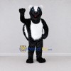 Custom Black and White Skunk Mascot Costume Adult Full Body Suit for Wildlife Events Custom Black and White Skunk Mascot Costume Adult Full Body Suit for Wildlife Events