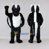 Custom Black and White Skunk Mascot Costume Adult Full Body Suit for Wildlife Events Custom Black and White Skunk Mascot Costume Adult Full Body Suit for Wildlife Events